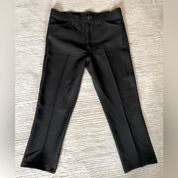 Wrangler Black Pleated Slack - Picture 1 of 3